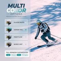 En stock, casque de ski certifié CE EN1077, haute résistance aux impacts, avec lunettes, casque de snowboard en ABS EPS pour le ski alpin