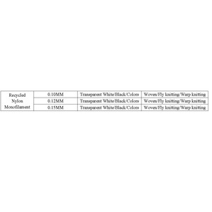 Monofilament en nylon recyclé <span class=keywords><strong>de</strong></span> bonne qualité, haute résistance et ductilité, 0,10-0,15 mm, pour le tissage, le tricot en maille volante et le tricot en maille chaîne - Product Image 3