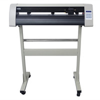 Plotter de Corte E-cut Gris, Nuevo Color en Oferta, Plotter de Corte Económico con Función de Corte de Contorno, 720 mm