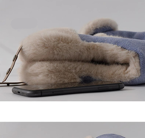 Winter Thick Cycling Ski Hat Warm <strong>Earmuffs</strong> Plush Ear-flapped Ski Hat Customized Image Unisex Bomber Faux Fur Hat - Product Image 3