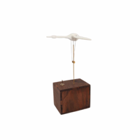Boîte à musique en bois sculptée à la main en forme de cygne blanc, cadeau de mariage romantique pour les amoureux, décoration de table ou de bibliothèque