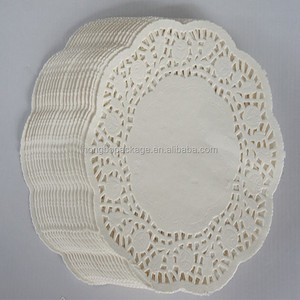 Élégance à l'artisanat Gâteau au café <span class=keywords><strong>Table</strong></span> du désert Vaisselle de mariage Décoration Napperons en papier Dentelle Taille assortie Napperon de qualité alimentaire - Product Image 6