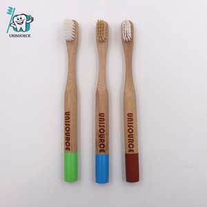 แปรงสีฟันไม้ไผ่สำหรับเด็ก ด้ามไม้ย่อยสลายได้ตามธรรมชาติ พร้อมขนแปรงไนลอน แปรงสีฟันแบบใช้มือ ดีไซน์เป็นมิตรกับสิ่งแวดล้อม - Product Image 2
