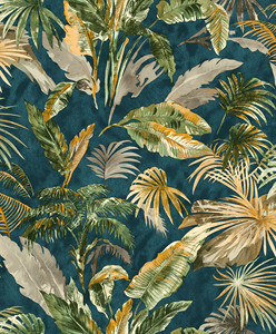 PVC Living Room TV <strong>Background</strong> <strong>Green</strong> Leaves <strong>Wallpaper</strong> for Bedroom - Product Image 3