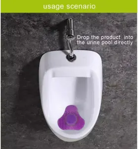 New Style Urinal Screen Mats Benutzer definiertes Logo Gedruckt Verfügbar EVA