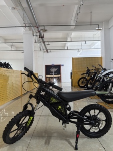 Moto électrique tout-terrain pour enfants haute vitesse Babey+ <span class=keywords><strong>Max</strong></span> 35KM/H, 210MM de garde au sol, amortissement complet, mini moto de trail 1500W - Product Image 2