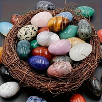 HY-41 Nuevo Adorno de Escritorio Moderno de Ágata Natural, Pequeña Piedra de Cristal, Decoración Bonita para Pascua
