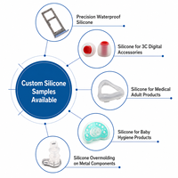 Connecteur étanche en silicone LSR surmoulé pour port USB IP68 Haute Précision Électronique Grand Public OEM
