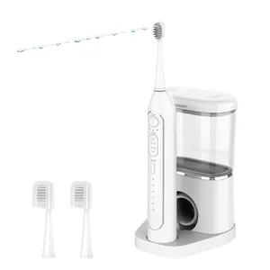 Professional Private Label OEM accept 3 in 1 Cordless Advanced Water Dental Flosser and Electric Toothbrush Combo
