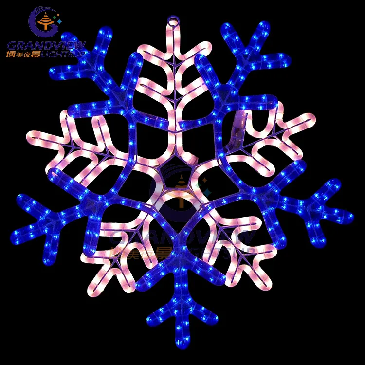 Waterproof Outdoor Christmas LED 2D Snowflake Light For Christmas Light