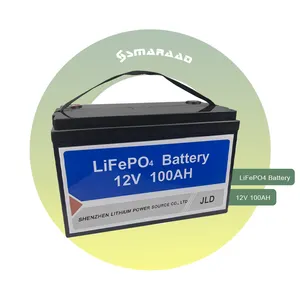 Smaraad 12.8V 100AH 200AH 300AH Storage Batteries Lithium LiFePO4 Solar Battery Custom Power Lifepo4 Battery 12 v 100 ah