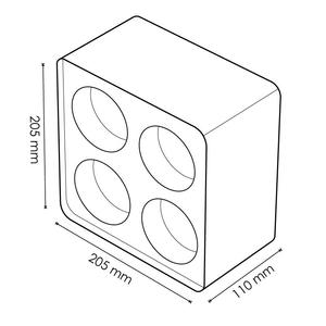 Faretto da Superficie 4L per Illuminazione Modulare 10W - Design Compatto, Facile Installazione, Ideale per Illuminazione Ambientale - Product Image 1