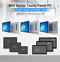 Nouvel ordinateur industriel tactile DDR4 avec écran LCD, design avec prises EU/UK/US/AU, interrupteur mural standard électrique, panneau PC personnalisé