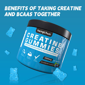 Créatine monohydrate 300 mg-5000 mg, bonbons gélifiés, compléments alimentaires pour hommes, 2 gélifiés par dose quotidienne, bienfaits pour la croissance musculaire, fabriqué en Chine (Henan) - Product Image 2