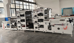 Totalmente automático <span class=keywords><strong>Flexo</strong></span> 5 6 Color Papel Película Pegatinas Etiqueta Flexográfica Máquina de impresión UV - Product Image 2