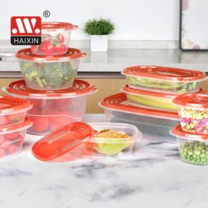 Boîte de conservation alimentaire en plastique pour cuisine Haixin sans BPA, compatible micro-ondes, lave-vaisselle et réfrigérateur, pour la préparation des repas et les restes - Product Image 4