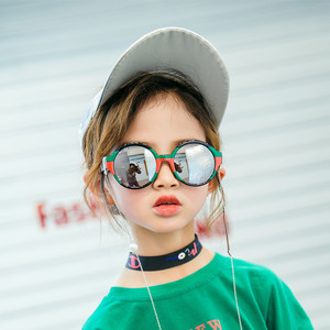 2025 bambini simpatici occhiali da sole rotondi in plastica occhiali da sole comodi 6929 occhiali da sole a colori per <span class=keywords><strong>ragazzi</strong></span> e ragazze - Product Image 1