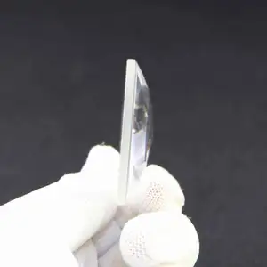 Diameter 42mm kaca optik transmisi tinggi lensa lentikuler efek pembesar lensa kaca quartz