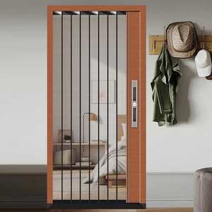 Puerta Mosquitera Plegable Jin Gang, Tipo Corredera, a Prueba de Mosquitos e Insectos, a Prueba de Gatos, Perros y Ratas, con Cerradura, para Puerta de Entrada - Product Image 4