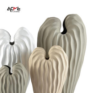 Nordique minimaliste Maillard Vase en céramique décor à la maison ornement de mariage Antique Design Floral Morandi porcelaine Floral <span class=keywords><strong>Ware</strong></span> - Product Image 6