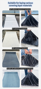 Revestimiento Impermeable para Techos de Fábrica, Pintura Impermeable de Goma Líquida No Curable, Revestimiento Impermeable Autoadhesivo de Asfalto No Curado - Product Image 4
