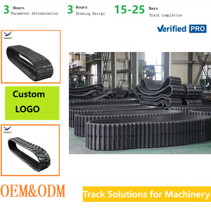 Service OEM/ODM d'usine MST600 MST600E Chenille en caoutchouc 500x90x78 pour chenille de transport Morooka, chenille de tombereau, train de roulement en caoutchouc - Product Image 6