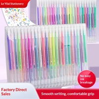 Stylo Gel Acrylique Baiyi, Pointe 1,0 mm, Encre Gel Plastique, Multicolore, Design Gelée Tridimensionnel, Idéal pour Étudiants et Prise de Notes