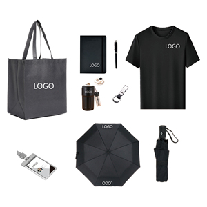 2024 nouvelles idées Logo personnalisé article cadeau imprimé sac fourre-tout entreprise papeterie école parapluie cadeau ensemble pour promotionnel - Product Image 1