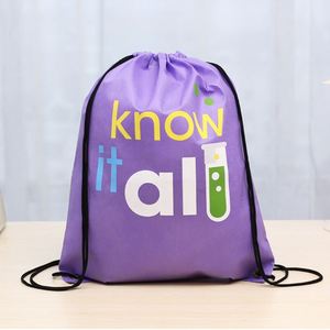 High Quality 210D Waterproof Polyester <b>Drawstring</b> <b>Backpack</b> Sports Fitness Travel Bag Portable and Foldable - Product Image 3