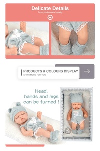 Bambola in Vinile Morbido da 10 Pollici per Neonati, Giocattolo Adorabile con Cuscino - Giocattolo Morbido - Product Image 5