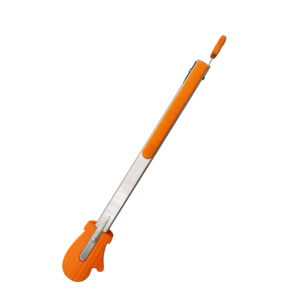 Accessoires de cuisine à succès, pince alimentaire en silicone de Noël avec manche en acier inoxydable, pinces à spaghetti et à pain, adaptées pour le barbecue - Product Image 4