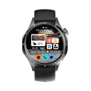 Montre connectée tendance et abordable S11, boîtier en alliage de zinc, bracelet en silicone, puce AB5681G, rappel de message, appel téléphonique, montre de sport et de fitness - Product Image 1