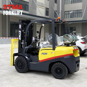 Chariot élévateur STMA 3 tonnes (6000 lbs) <span class=keywords><strong>homologué</strong></span> CE EPA, diesel/GPL, neuf ou d'<span class=keywords><strong>occasion</strong></span>, pour la construction, avec moteur et mât inclus - Product Image 6
