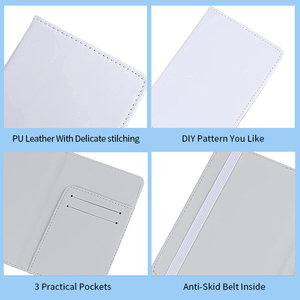 Funda de Pasaporte Personalizada CASTA de Cuero PU, Porta Tarjetas Sublimable, Estuche de Viaje para Pasaporte, Impresión por Transferencia de Calor con Logotipo, MOQ Bajo de 200 Piezas - Product Image 4