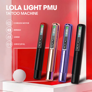 Machine à tatouer <span class=keywords><strong>EZ</strong></span> Tattoo Lola Light Pen en gros, démarrage rapide et mode point, super petite et légère, capacité 800 mAh, machine PMU sans fil - Product Image 1