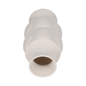 Vaso in ceramica goffrata testurizzata per l'arredamento del soggiorno, elegante vaso per fiori per casa, sala da pranzo, camera da letto, ufficio - Product Image 5