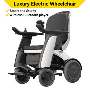 <span class=keywords><strong>Fauteuil</strong></span> <span class=keywords><strong>roulant</strong></span> électrique disponible en plusieurs couleurs, personnalisable (rouge, bleu, argent), moteur 600W, autonomie 20KM, suspension indépendante, OEM - Product Image 1