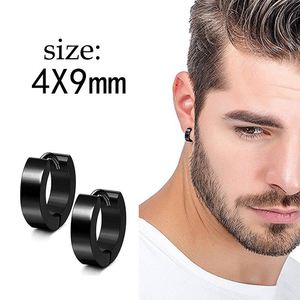 Boucles <span class=keywords><strong>d</strong></span>'oreilles minimalistes en acier inoxydable pour femme, bijoux simples et magnifiques, pendentif circulaire, nouvelle collection - Product Image 5