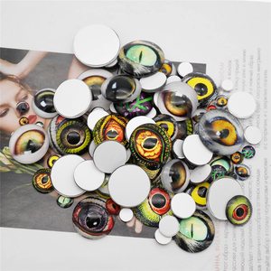 180 قطعة من كل عبوة نظارات عيون حيوانات برية مصنوعة من الكابوشون لدمية الصلصال عدة تماثيل يدوية - Product Image 6