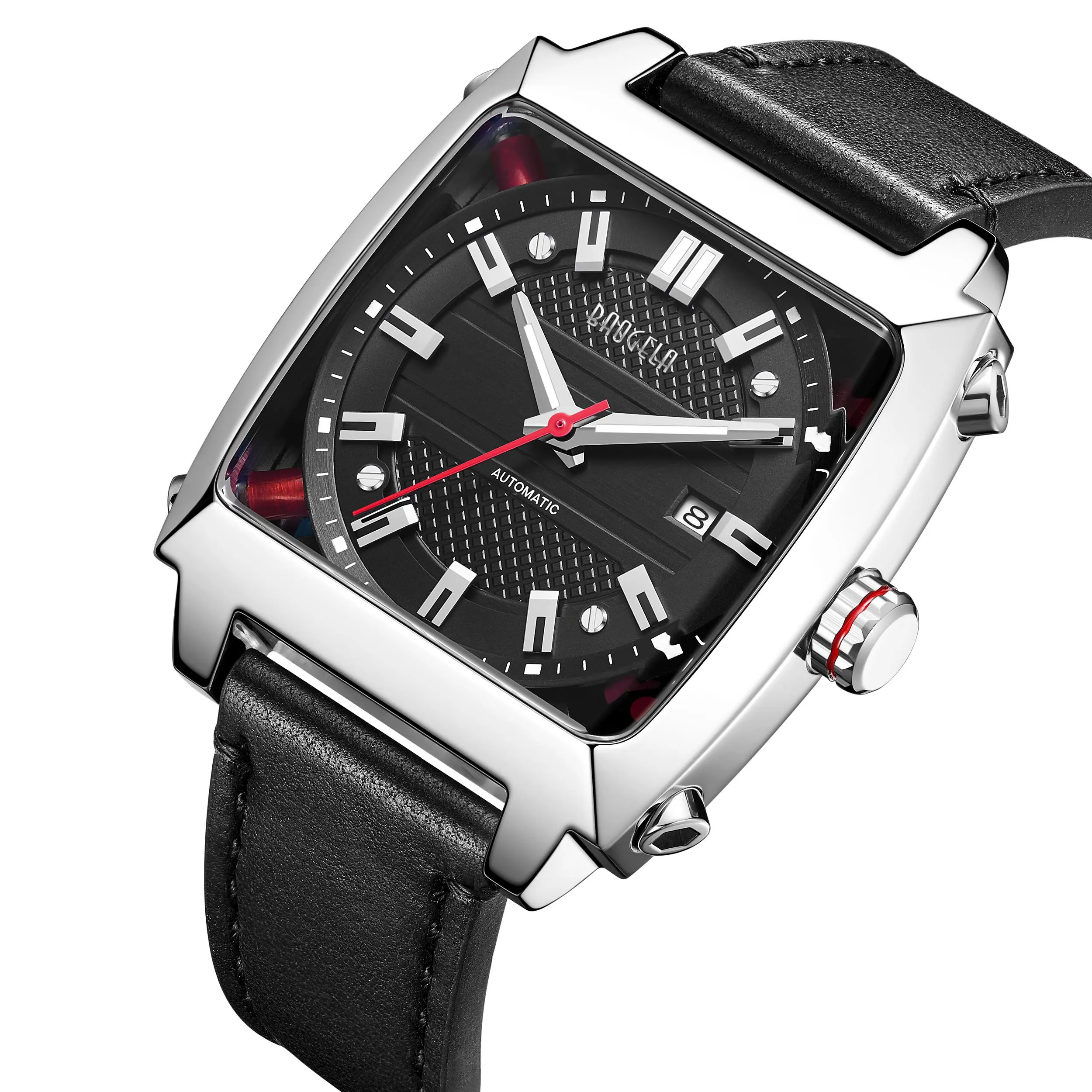 중국 전문 제조 남자 럭셔리 스테인레스 스틸 자동 시계