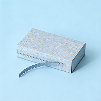 Boîte en carton ondulé mini haut de gamme TongKun OEM avec fermeture éclair et gaufrage pour le rangement et la présentation de cosmétiques