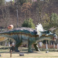 Grandes sculptures réalistes personnalisées de requin dinosaure en fibre de verre, modèle animatronique de l'usine de dinosaures Zigong, ventes directes d'usine d'usine d'usine