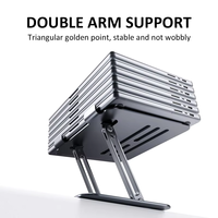 Support universel pliable en métal ergonomique, rotatif à 360 degrés, réglable en hauteur, pour iPad, MacBook, tablette PC, modèle exclusif