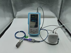 Veterinario ambulancia portátil corriente principal CO2 sidestream capnómetro/capnografía Etco2 SPO2 PR alcoholímetro Monitor - Product Image 3