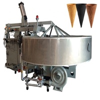 Machine à crème glacée à cône entièrement automatique commerciale
