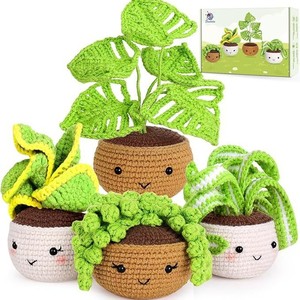 Kit <span class=keywords><strong>de</strong></span> <span class=keywords><strong>crochet</strong></span> fait main <span class=keywords><strong>pour</strong></span> débutants, 5 marque-pages fruits, tutoriels vidéo faciles, <span class=keywords><strong>pour</strong></span> adultes/femmes, DIY <span class=keywords><strong>de</strong></span> Noël - Product Image 5
