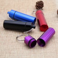 Jeu de bouchons d'oreille porte-clés en alliage d'aluminium