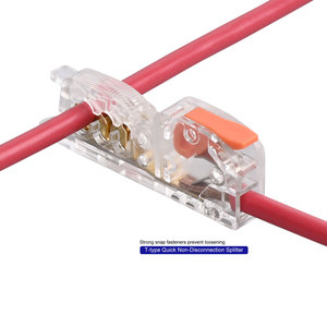 <span class=keywords><strong>221</strong></span> 412น๊อตขั้วต่อ2ขั้วไฟฟ้าบล็อกขั้วต่อแบบกดเร็วสำหรับสายไฟในบ้าน - Product Image 5