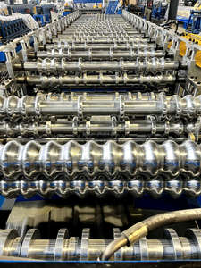 2025 tốt nhất hai lớp tráng men ngói cuộn tạo thành máy gạch máy móc kim loại Roof tấm tráng men ngói Máy làm - Product Image 5