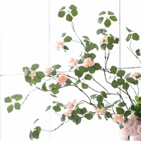Branche d'Enkianthus Artificielle Haute Simulation, Feuillage Japonais, Feuilles Artificielles pour Décoration Mariage, Saint-Valentin, Nouvel An